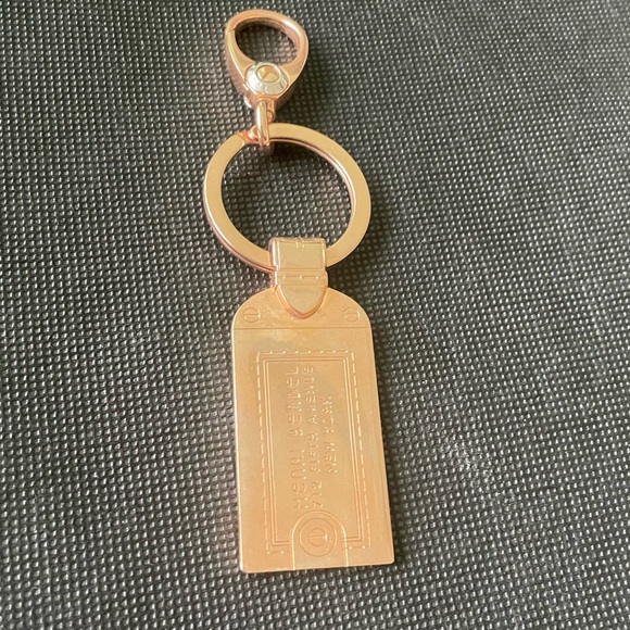 EC Henri Bendel Rose Gold Keychain - Picture 2 of 2